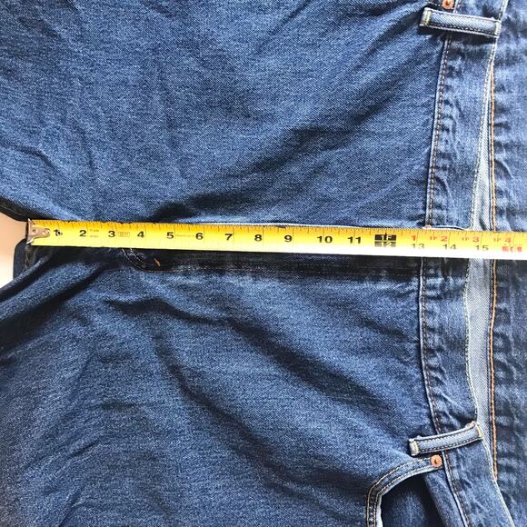 Levi's 550 Men's 56x30 Fits 55x29 Dark Stonewash Relaxed Fit 100% Cotton Jeans - Picture 11 of 12